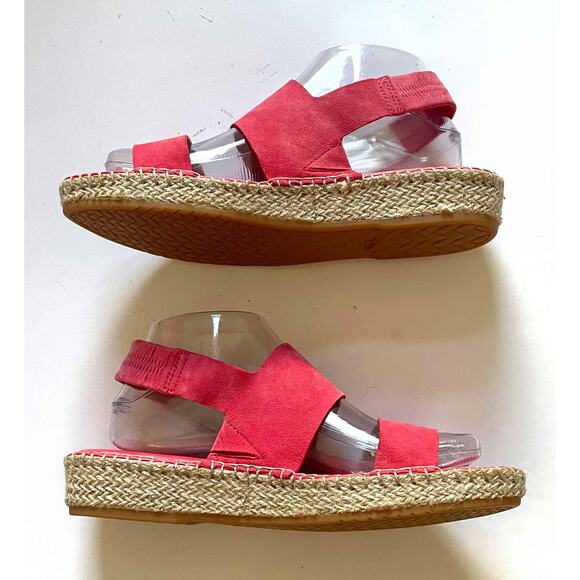 Cole Haan Leather Slingback Cushioned Sandals Pink Size 8 - Picture 5 of 8